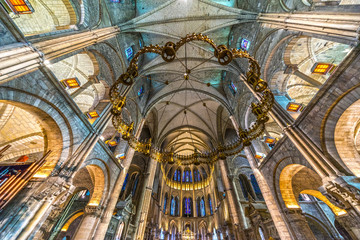 Saint-Remi Basilica in Reims, France. - obrazy, fototapety, plakaty