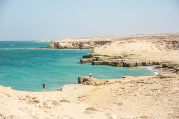 View of the coast of the Persian Gulf