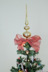Christmas tree tip and bow (Pesaro, Italy)