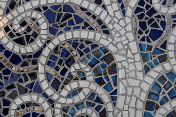 broken ceramic plate background