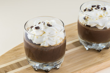 Homemade frozen hot chocolate.