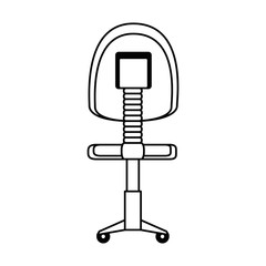 office chair isolated icon