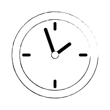 time clock isolated icon