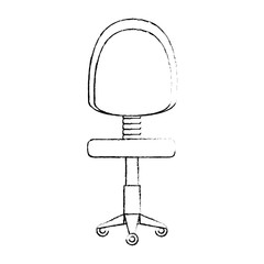 office chair isolated icon
