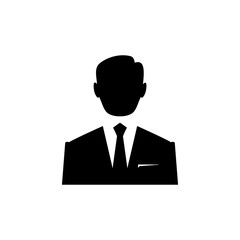 Businessman men vector icon
