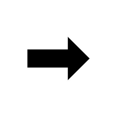 Right arrow vector icon