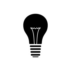 light bulb vector icon