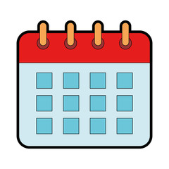 calendar reminder isolated icon