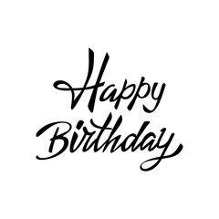 Happy birthday hand vector