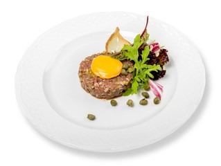 Tuna with Avocado Tartare with Lemon Slice