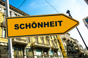 Schild 285 - Schönheit