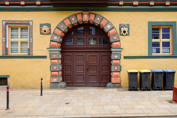 Alts historisches Gebäude in Erfurt