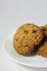 cookies with nuts and raisins