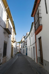View of walking street near Mesquite de Cordoba, Spain