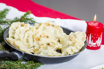 Dumplings - traditional Polish dish