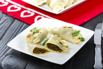 Dumplings - traditional Polish dish