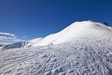 Fototapeta na wymiar Eine Skitour auf den Klingspitz