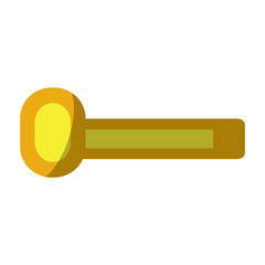 video game bar progress with gold coin vector illustration shadow image