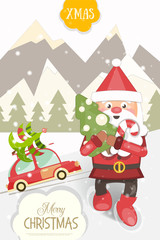 Merry Christmas Greeting Card