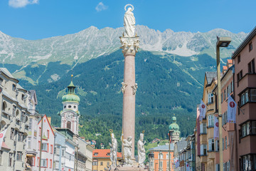 Saint Anne Column in Innsbruck, Austria.