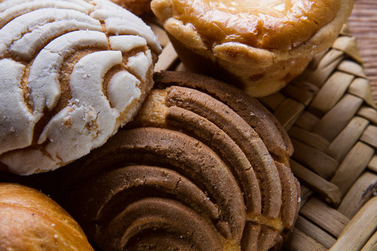 Mexican food: sweet bread