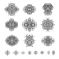 Ornamental patterns in the oriental style