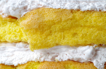Detail of baked cakes