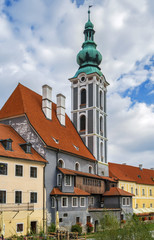 Fototapeta premium St. Jost Church in Cesky Krumlov