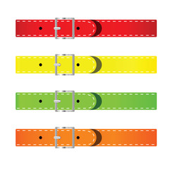 Obraz premium belt colored illustration