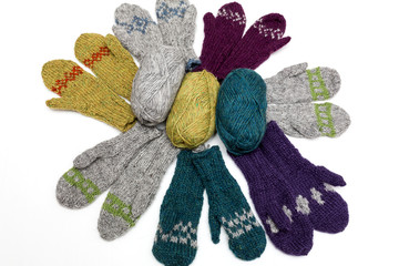 wieder mehr stricken, Fausthandschuhe