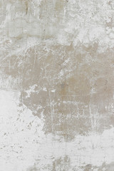 old shabby plaster of gray walls