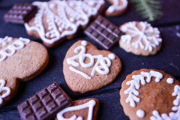 Tasty Cookies for Christmas With Sweet Paintings 2018