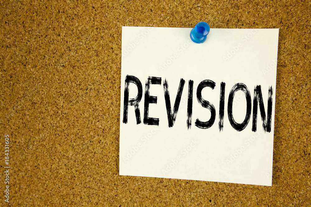 Poster conceptual hand writing text caption inspiration showing revision. business concept for repeat repet