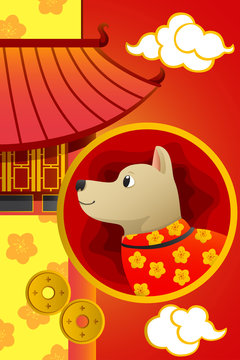 Chinese New Year design for Year of Dog