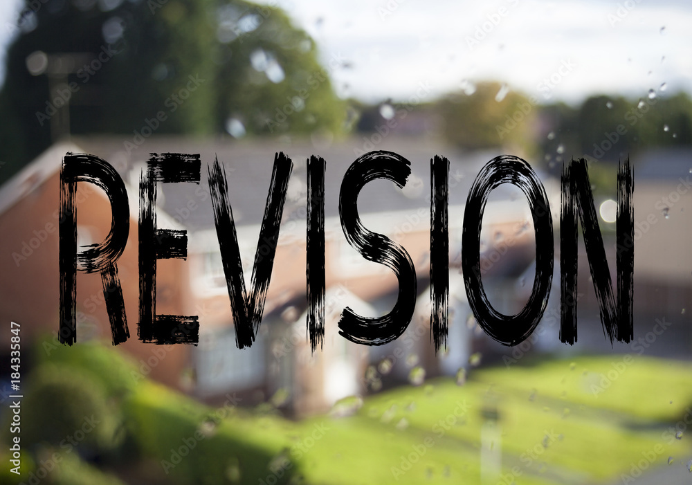 Fototapete announcement text caption showing revision. business concept for repeat repetition education materia