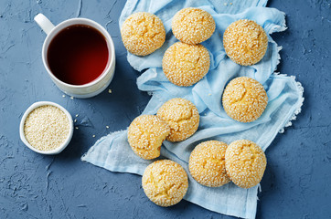 Italian sesame cookies
