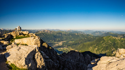 Valsassina as seen from Grigna Meridionale Summit