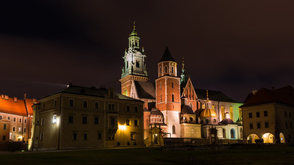 Krakow, Poland, Wawel Cathedral, within the fortified architectural complex built over many...