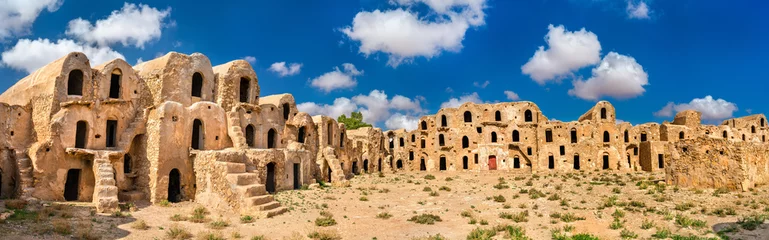 Abwaschbare Fototapete Tunesien Ksar Ouled Abdelwahed im Dorf Ksour Jlidet in Südtunesien