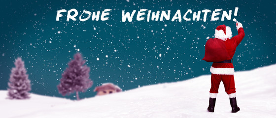 Weihnachtsmann Motiv