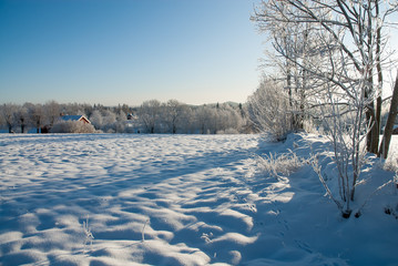 Obraz premium Winter in Sweden