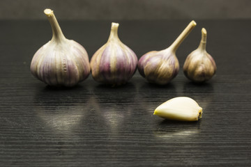 Obraz premium Peeled clove of garlic.