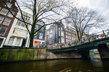 Beautiful view of Amsterdam City, Netherlands