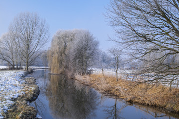 Winter an der Dinkel bei Nienborg