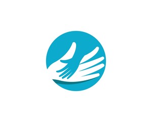 Hand Care Logo Template
