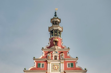 Fototapeta na wymiar Old Town Hall in Esslingen Am Nechar, Germany