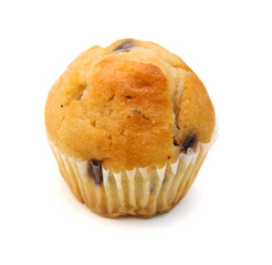 Isolated muffin on white background