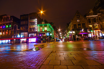 Fototapeta na wymiar crazy colorful City Amsterdam