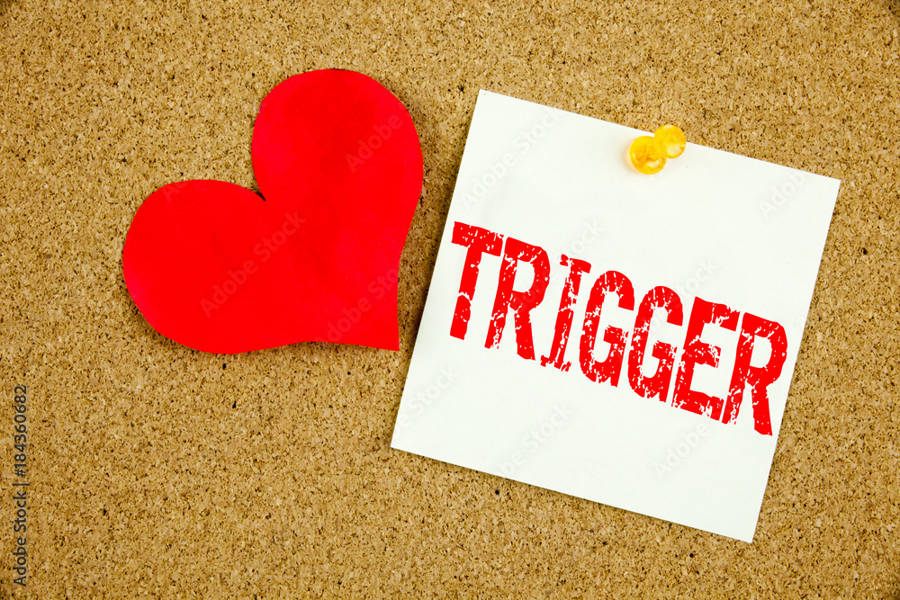 Poster conceptual hand writing text caption inspiration showing trigger concept for stir spark loose or unl