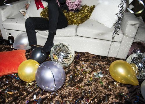 People enjoying a party